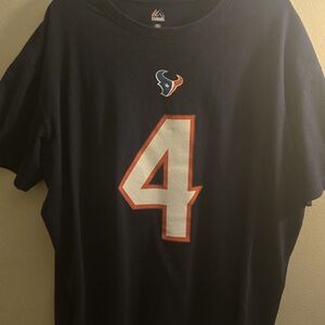 Majestic Navy Blue T- Shirtwith Number 4